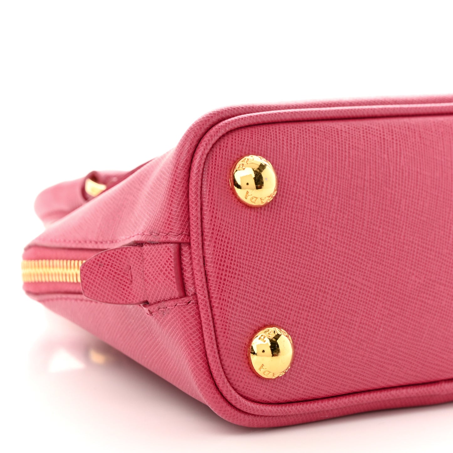 Saffiano Lux Mini Promenade Tote Fuxia