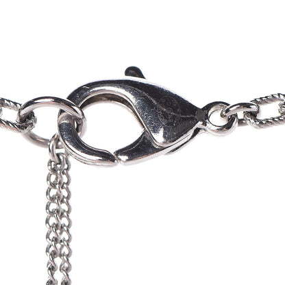 Chanel Pearl Baguette Crystal CC Long Necklace Silver 4 of 4
