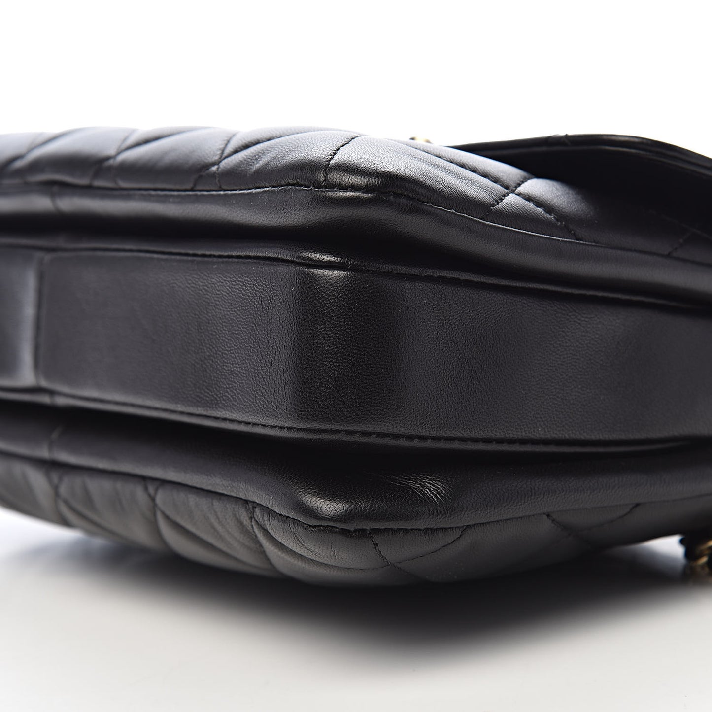 Lambskin Quilted Small Trendy CC Dual Handle Flap Bag Black