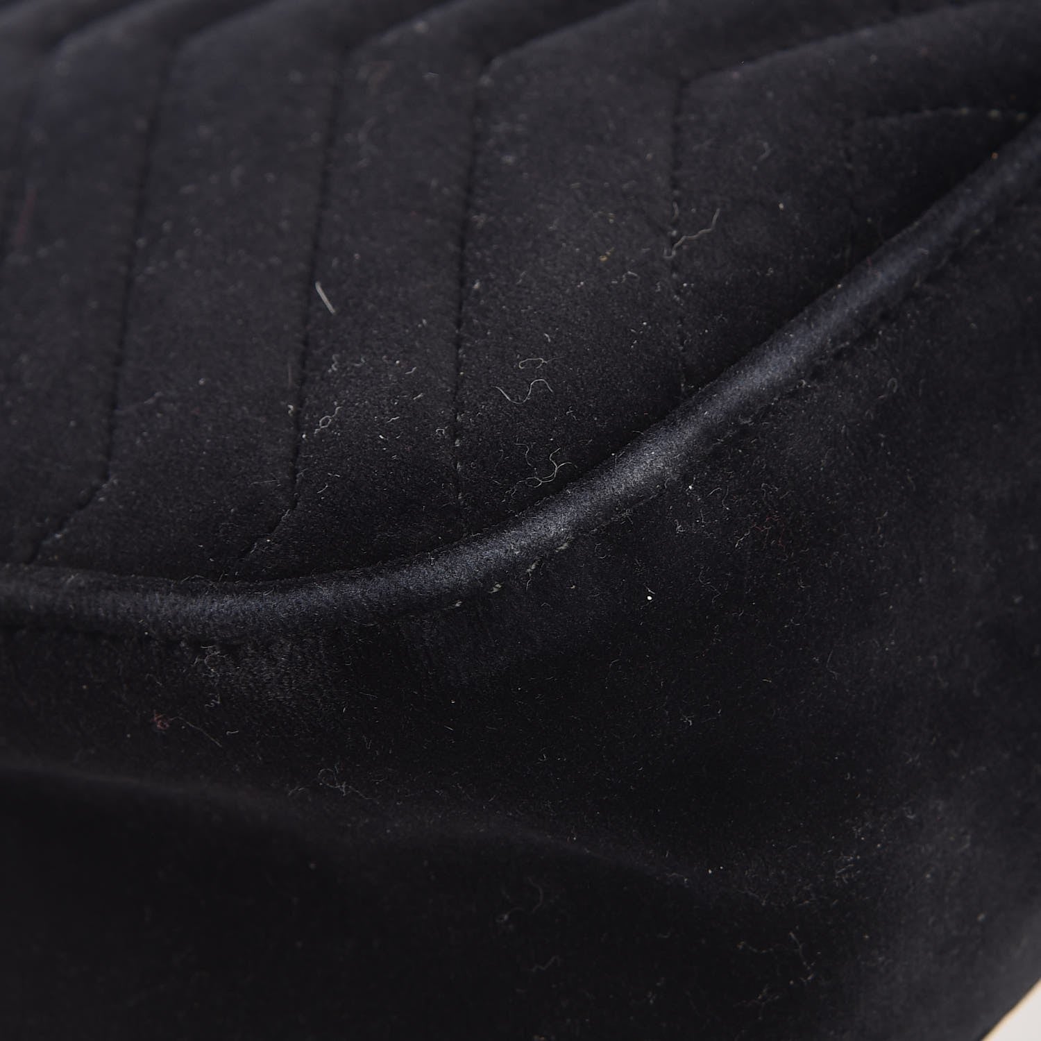 Gucci Velvet Matelasse Small GG Marmont Shoulder Bag Black 15 of 16