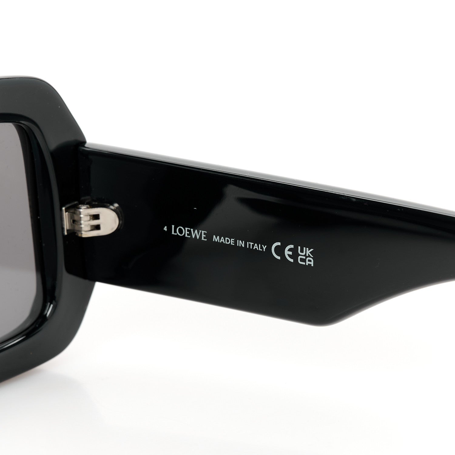 Loewe Acetate Paula's Ibiza Dive In Mask Sunglasses LW40064U Black Silver 6 of 7