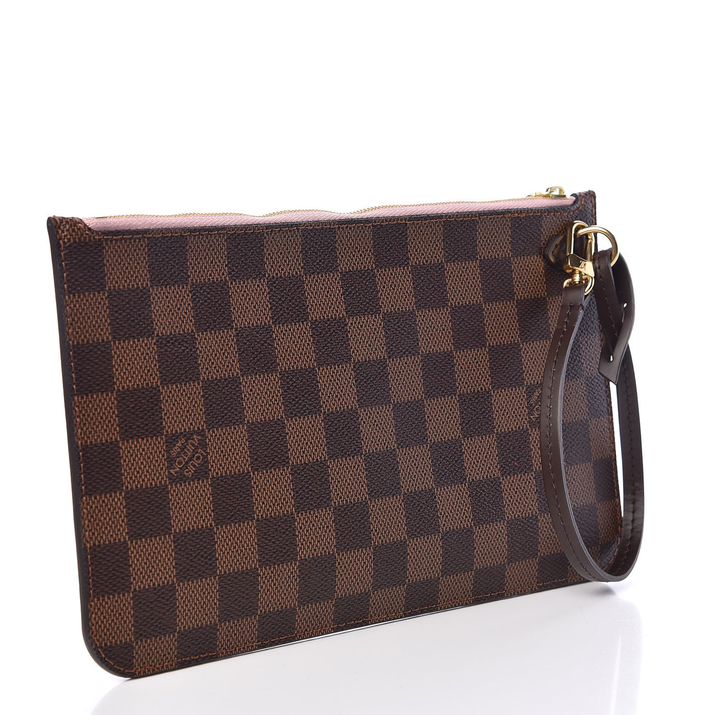 Damier Ebene Neverfull MM GM Pochette Rose Ballerine