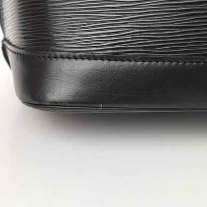 Louis Vuitton Epi Alma MM Black 16 of 18