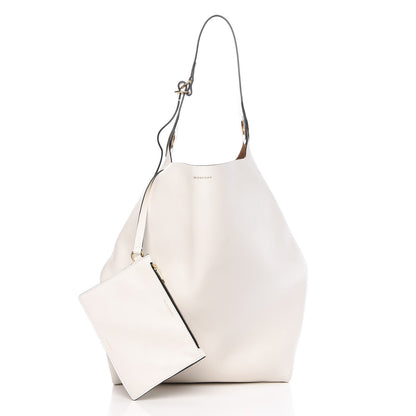Burberry Calfskin Medium Grommet Hobo White 1 of 11