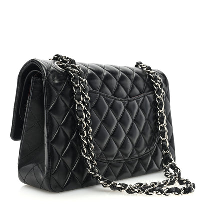 Chanel Lambskin Quilted Medium Double Flap Black 3 of 11