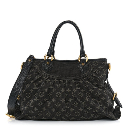 Louis Vuitton Denim Neo Cabby MM Black 1 of 11