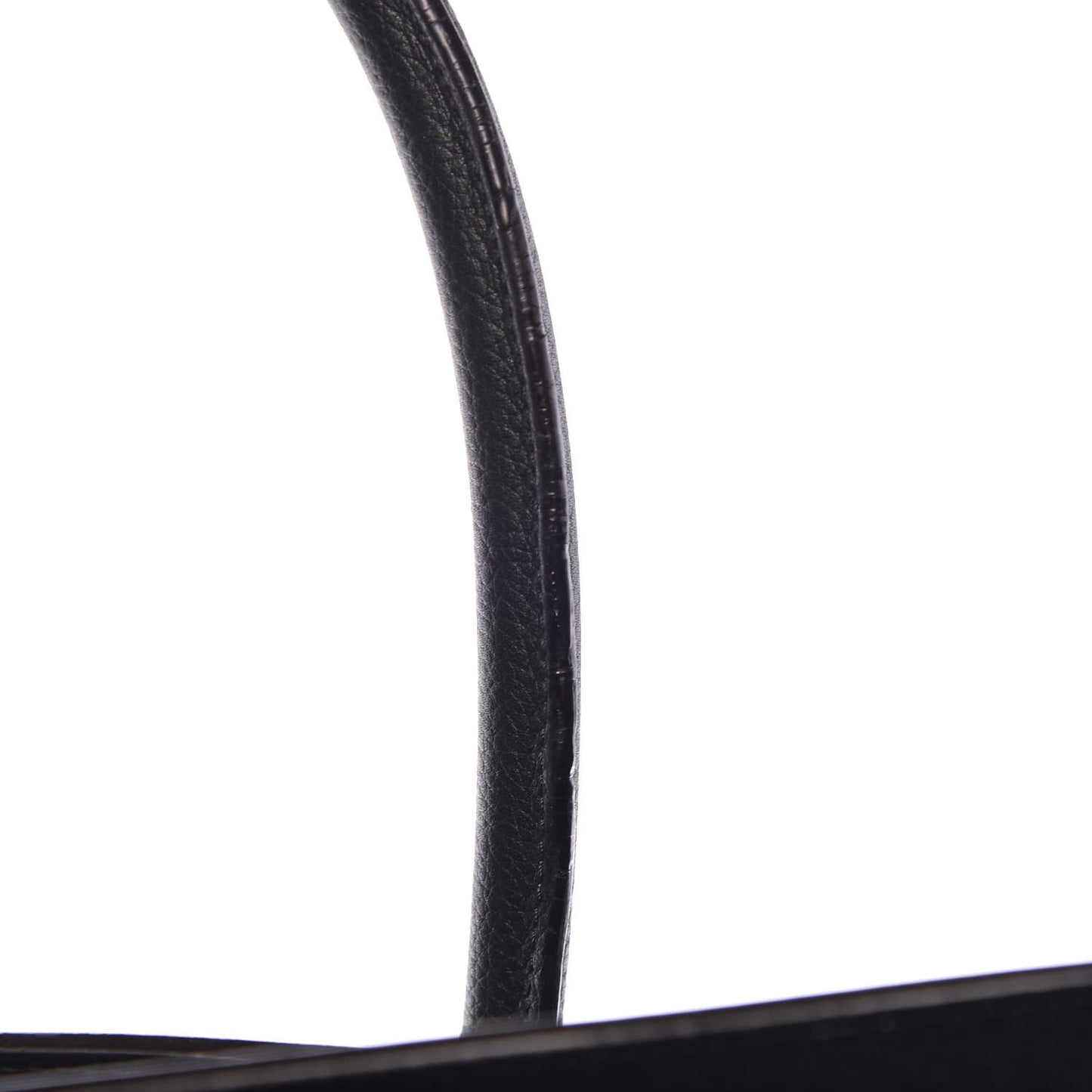 Drummed Calfskin Mini Luggage Black