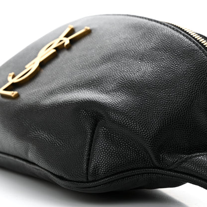 Saint Laurent Grain De Poudre Monogram Belt Bag Black 10 of 11
