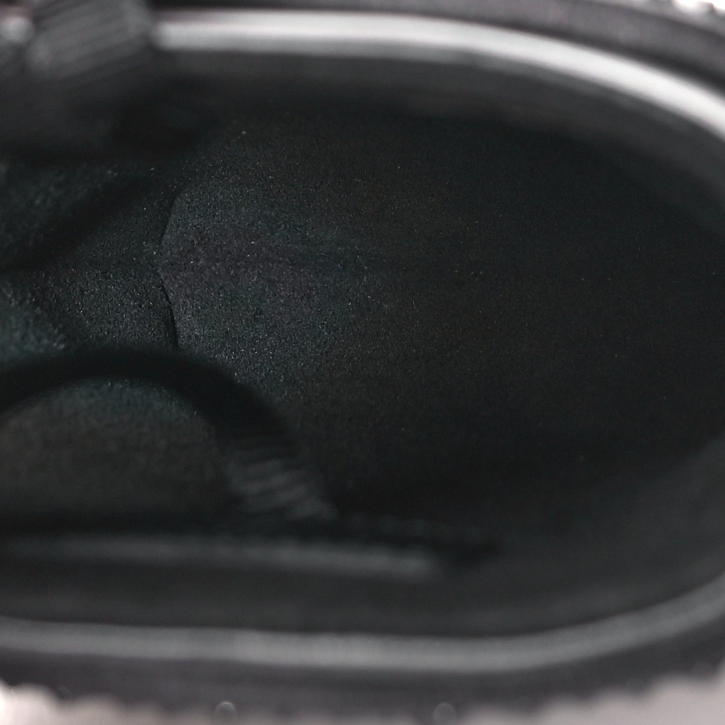 Satin Crystal Chain Around Phone Holder Black