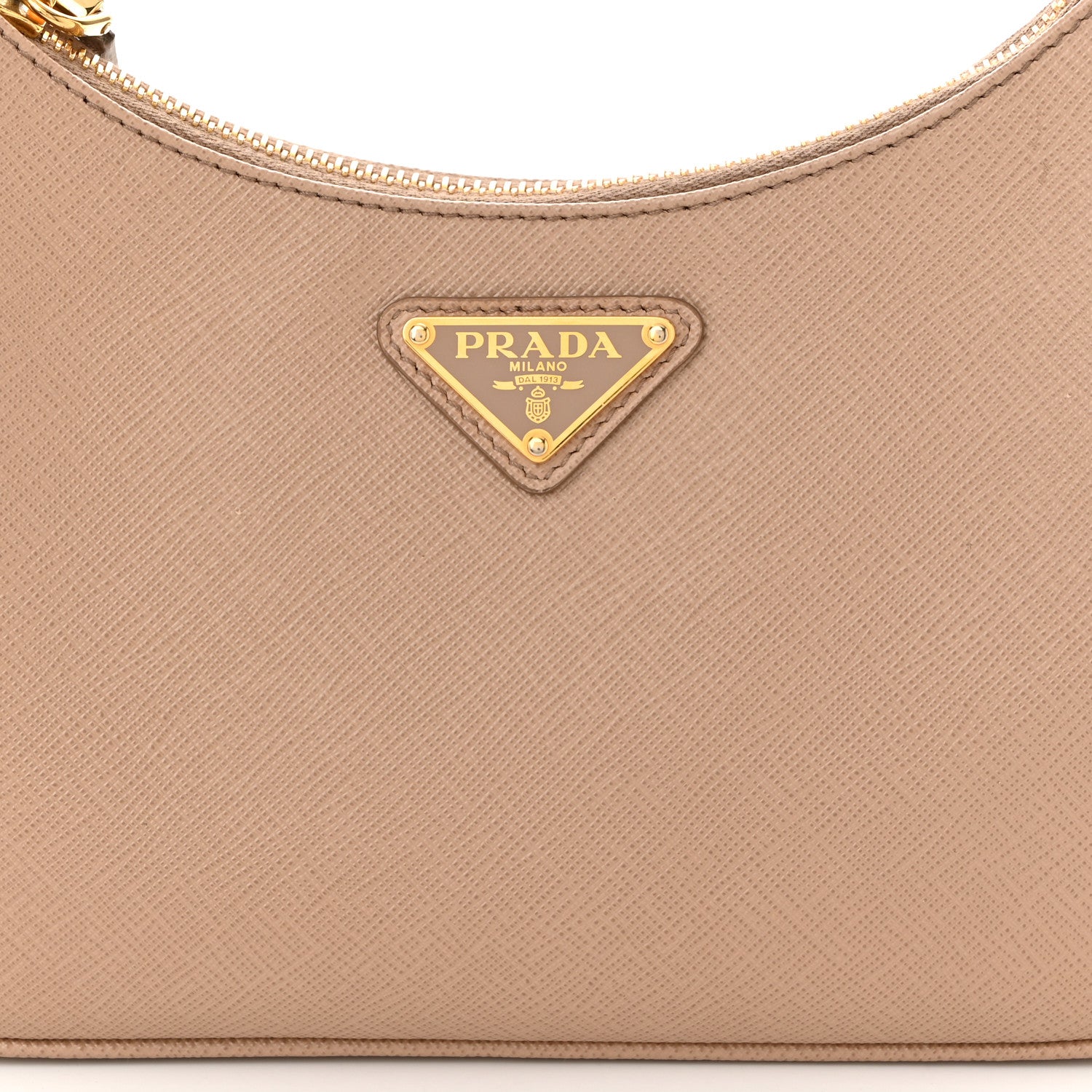 Prada Saffiano Lux Re-Edition Mini Shoulder Bag Cammeo 9 of 11
