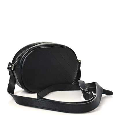 Gucci Sakai Be Green Calfskin Diagonal Stitched Mini Blondie Shoulder Bag Black 3 of 10