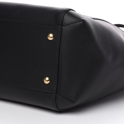 Fendi Vitello Grace King Karligraphy Chain Bucket Bag Black Bisquit 7 of 7