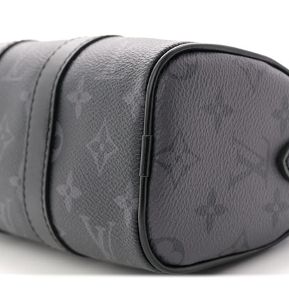 Louis Vuitton Reverse Monogram Eclipse Keepall XS Black 9 of 10