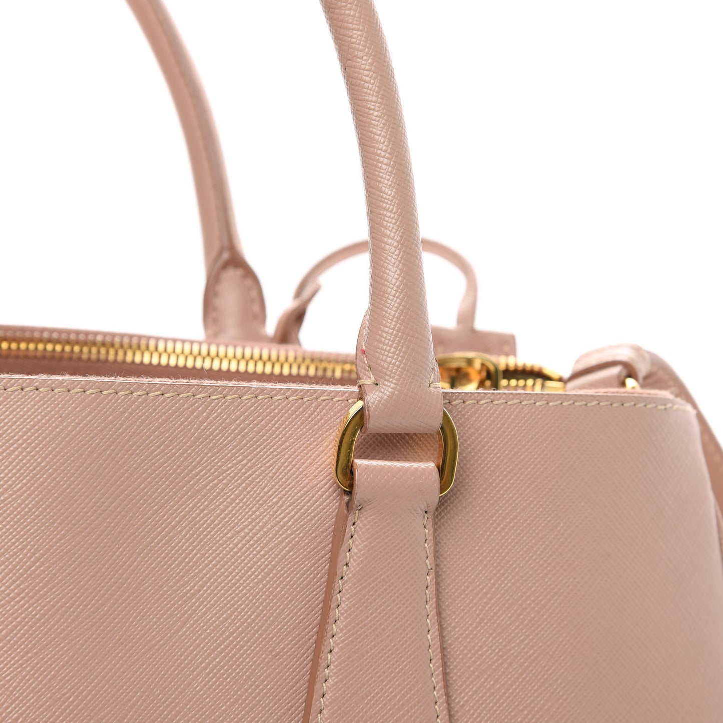 Saffiano Medium Galleria Double Zip Tote Cammeo
