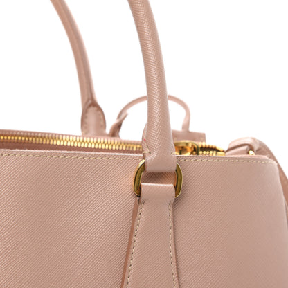 Prada Saffiano Medium Galleria Double Zip Tote Cammeo 17 of 17