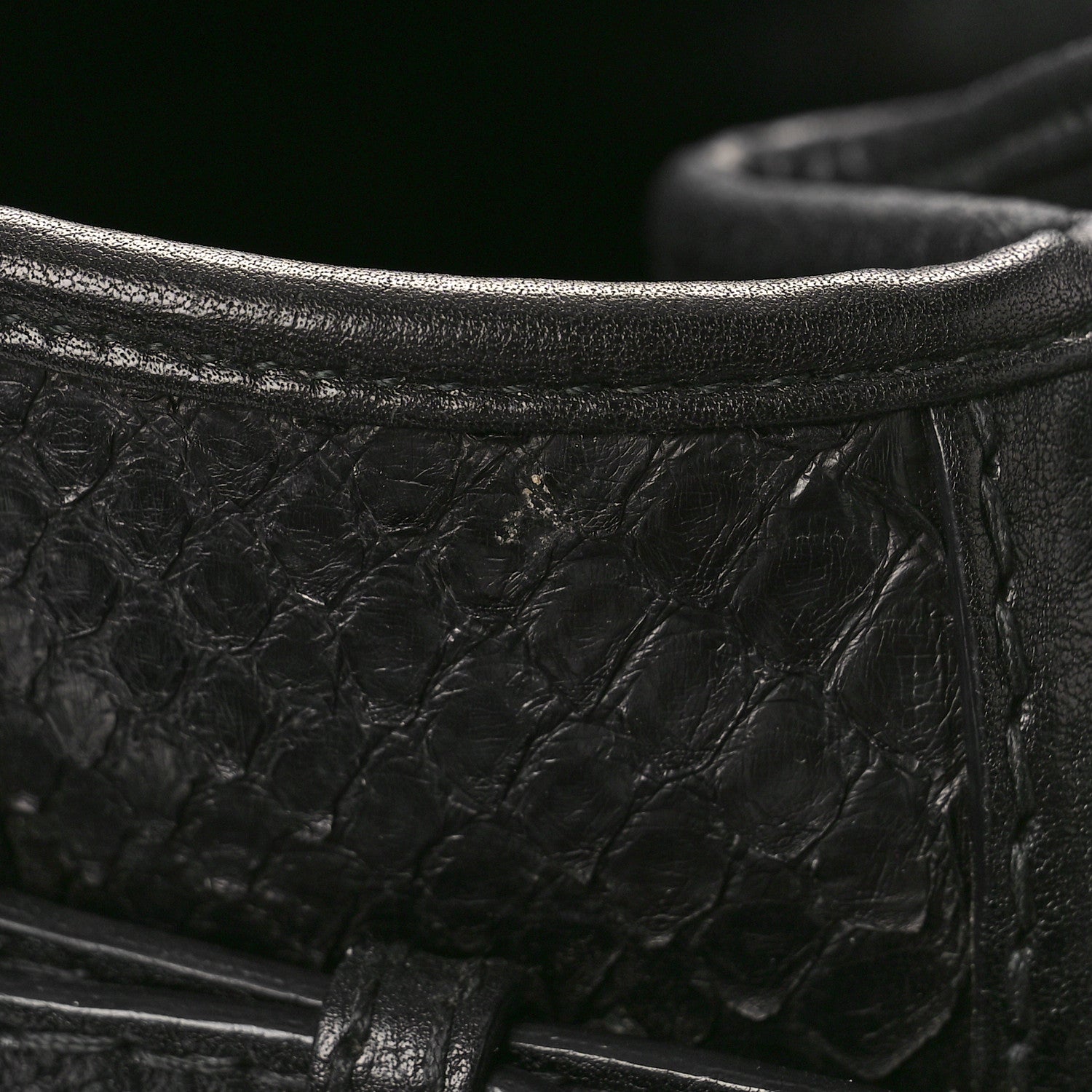 Gucci Snakeskin Large GG Running Tote Black 14 of 17
