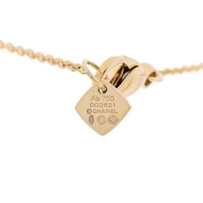 Chanel 18K Yellow Gold Coco Crush Round Pendant Necklace 5 of 5