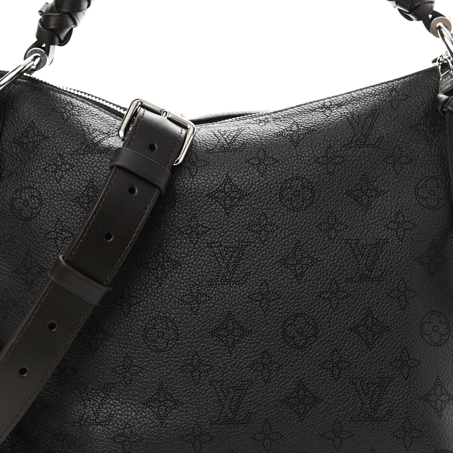 Louis Vuitton Mahina Beaubourg Hobo MM Black 7 of 9