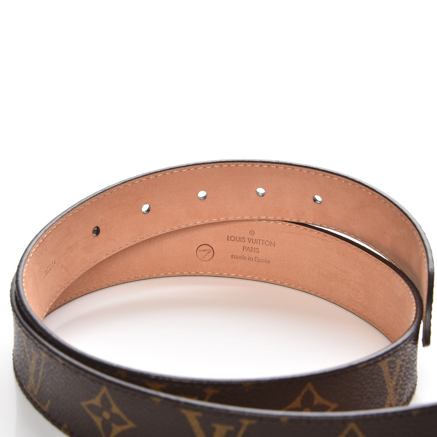 Louis Vuitton Monogram Ellipse Belt 85 34 5 of 9