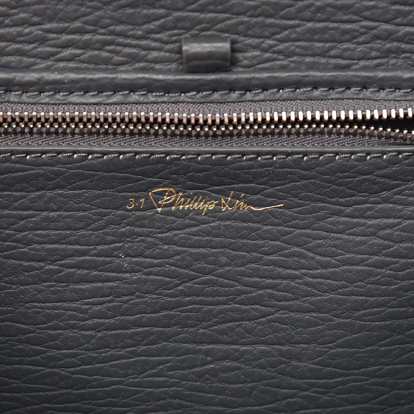 3.1 Textured Calfskin Mini Pashli Satchel Storm