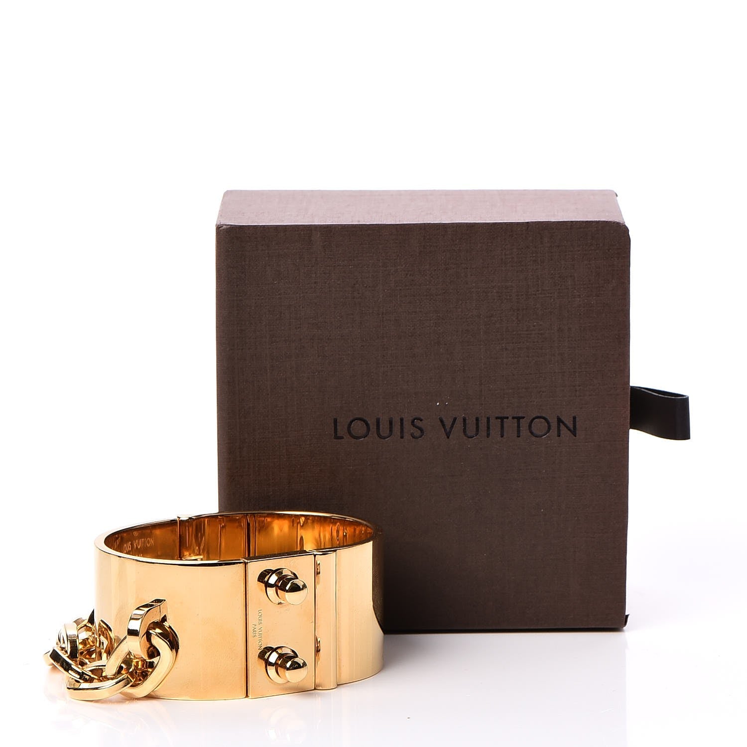 Louis Vuitton Lock Me Manchette Chain Cuff 8 of 8