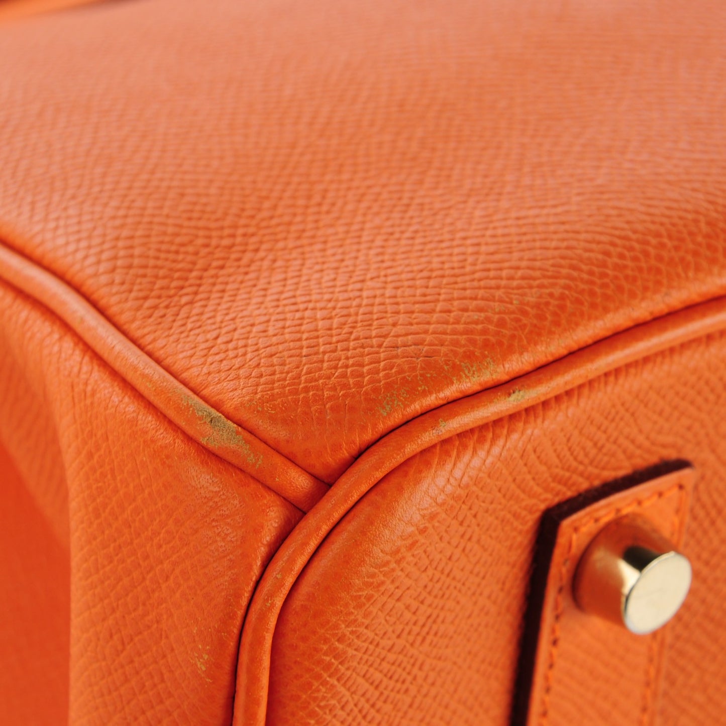 Epsom Birkin 35 Orange
