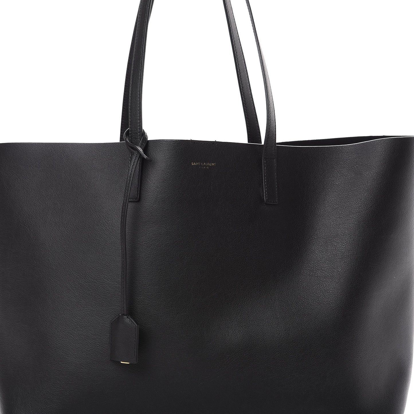 Calfskin Large Shopping Tote Black