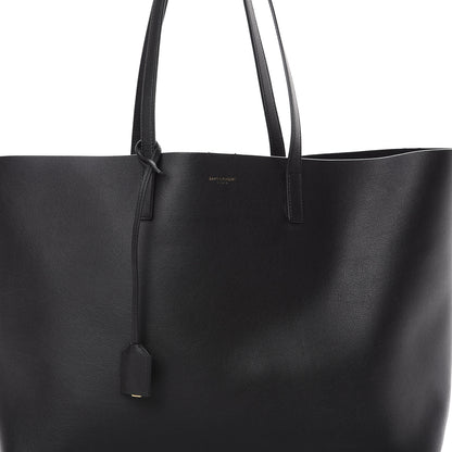 Saint Laurent Calfskin Large Shopping Tote Black 8 of 10