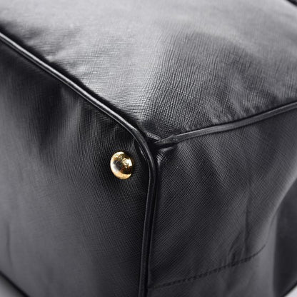 Prada Saffiano Lux Extra Large Galleria Double Zip Tote Black 12 of 14