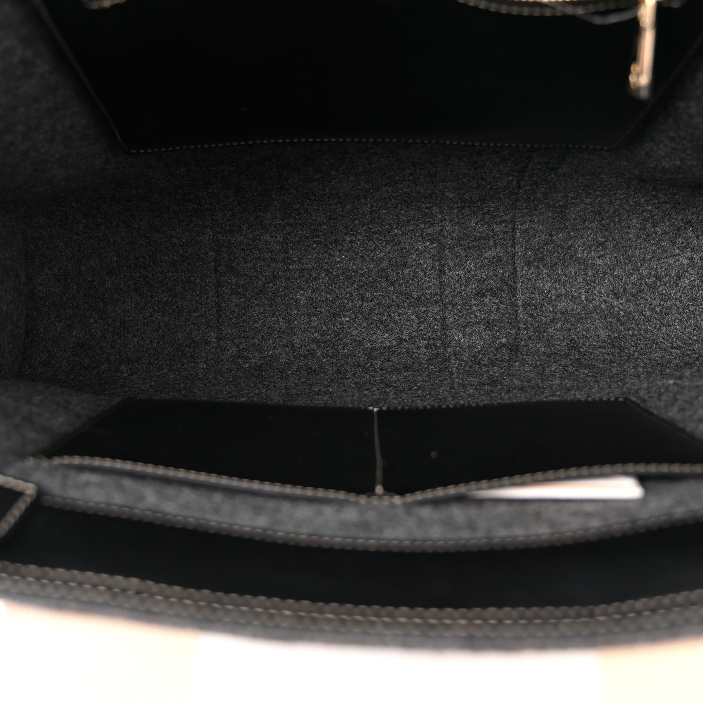 Felt Large Woody Ribbon Tote Cashmere Grey