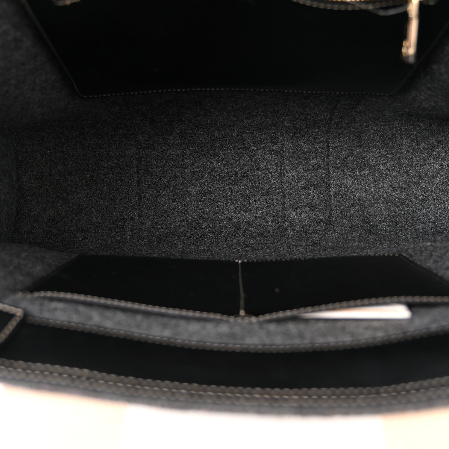 Chloe Felt Large Woody Ribbon Tote Cashmere Grey 5 of 10