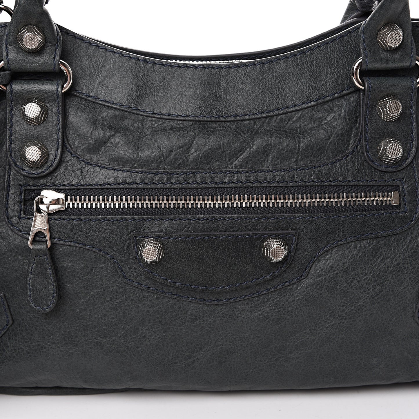 Agneau Giant 12 Silver Hardware First Anthracite