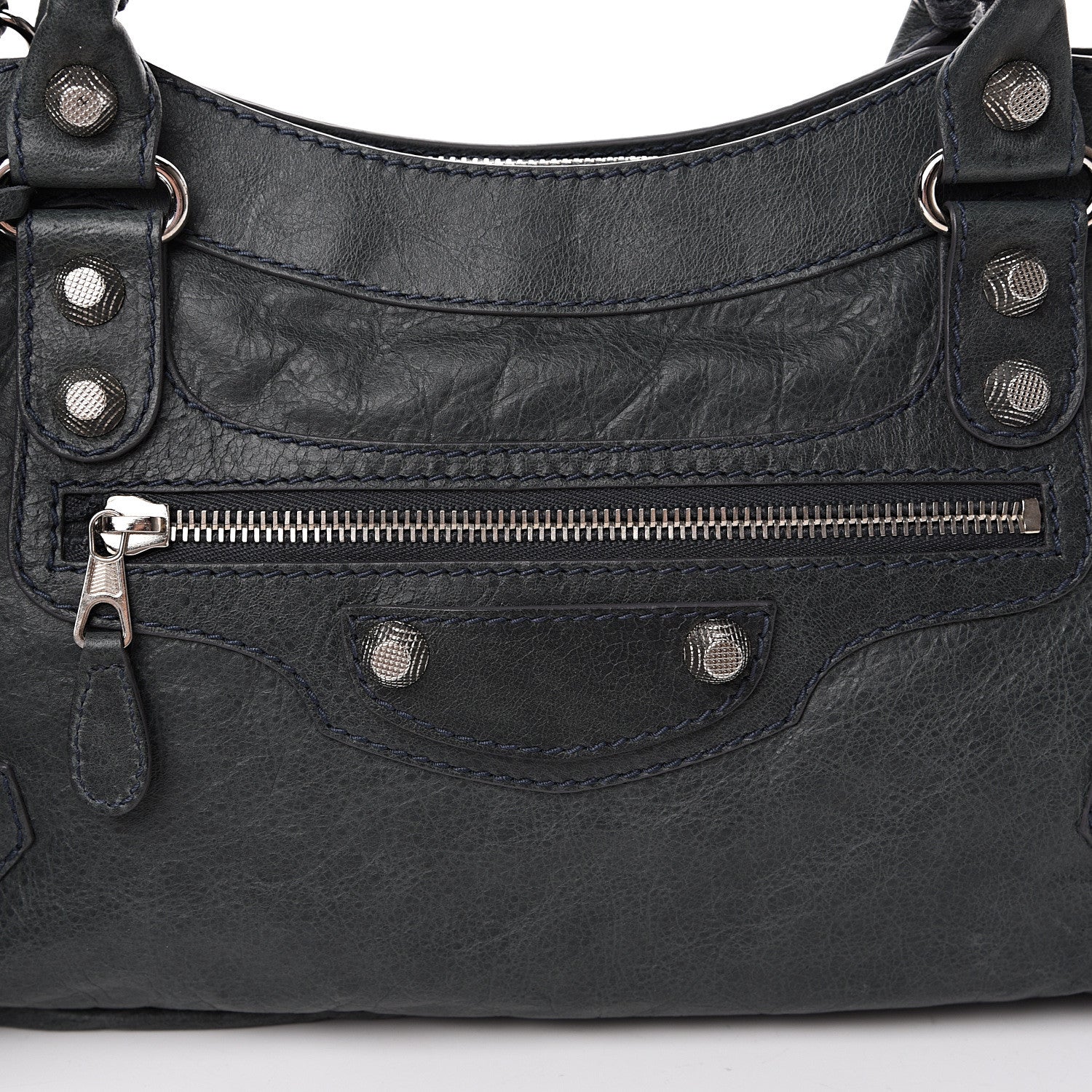 Balenciaga Agneau Giant 12 Silver Hardware First Anthracite 7 of 9