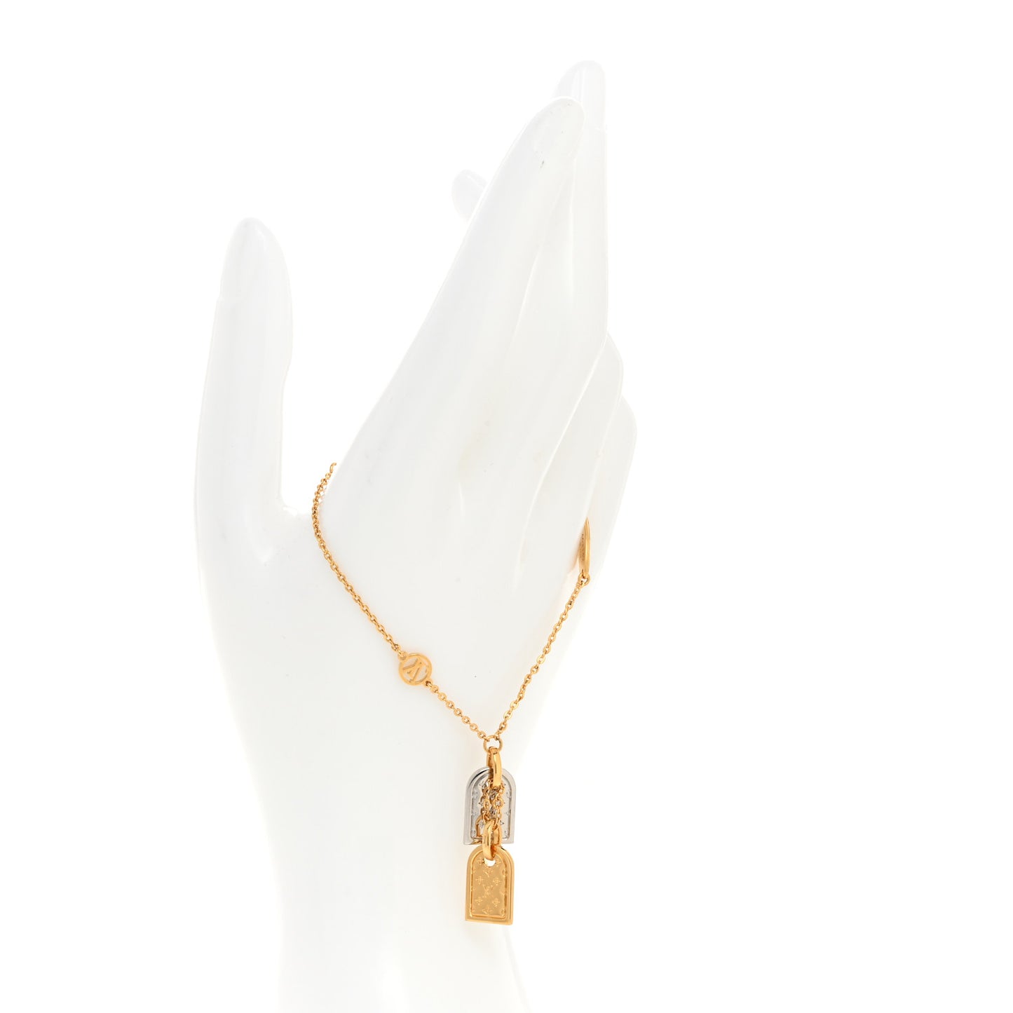 Brass Nanogram Bracelet Silver Gold