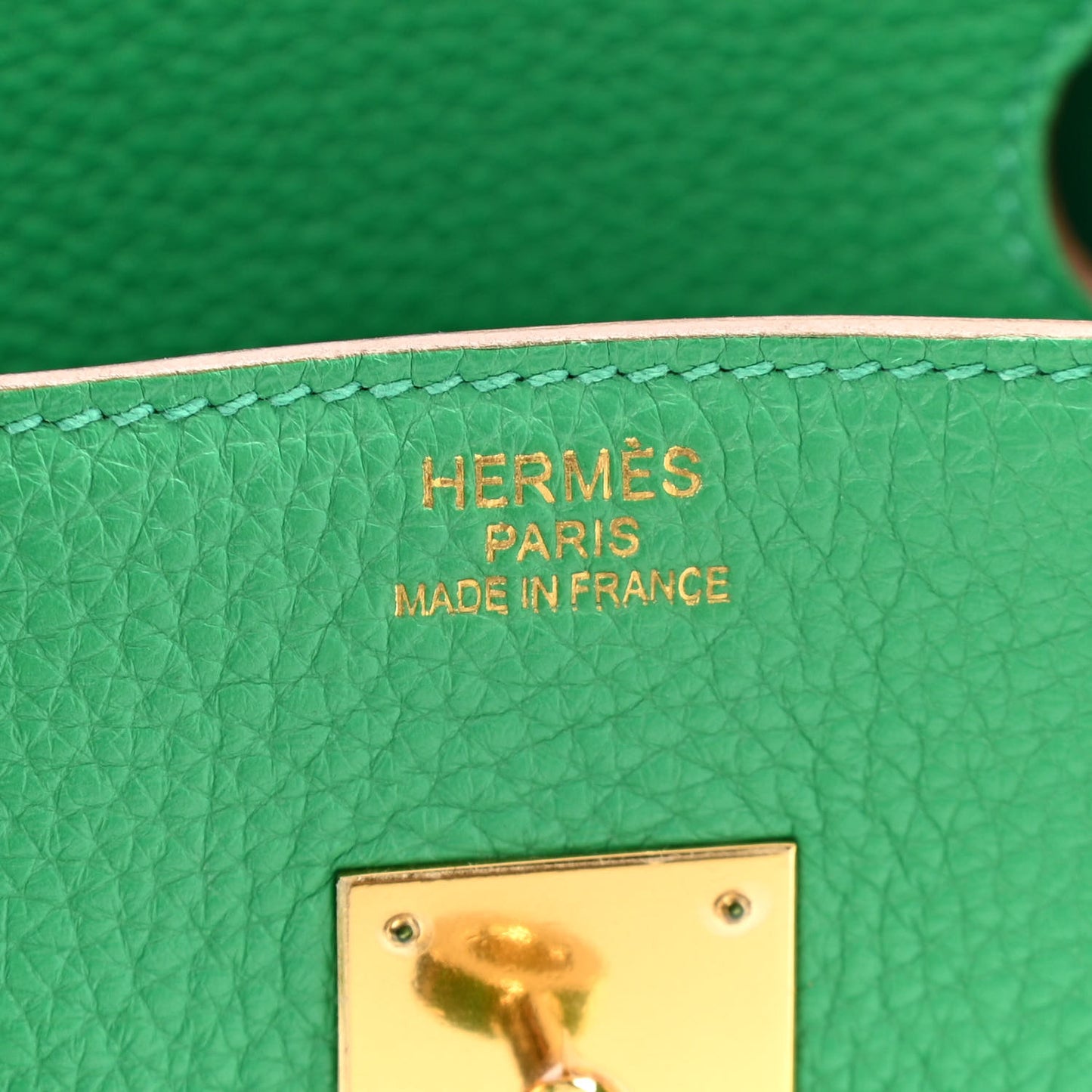 Taurillon Clemence Birkin 35 Menthe