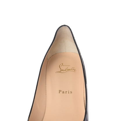 Christian Louboutin Patent Decollete 554 70 Pumps 39.5 Black 9 of 11