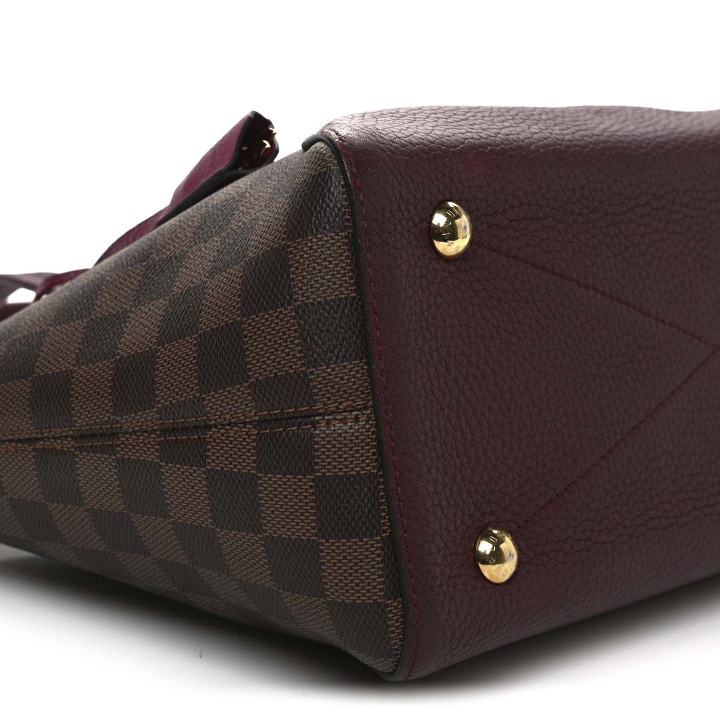 Damier Ebene Cuir Taurillon Hyde Park Fuchsia
