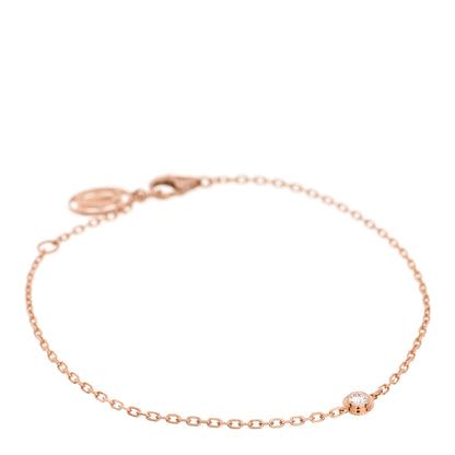 Cartier 18K Pink Gold Diamond SM D'Amour Bracelet 1 of 3