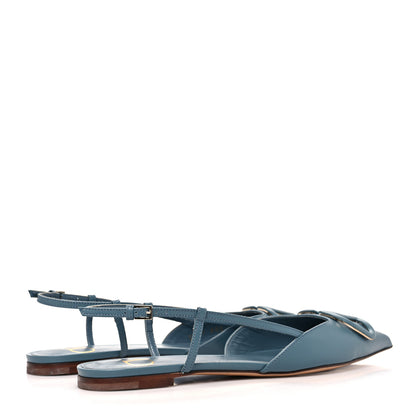 Valentino Garavani Nappa Vlogo Slingback Flats 37 Amadeus 4 of 8