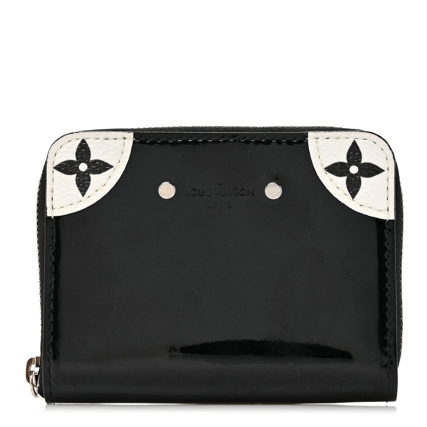 Patent Miroir Venice Zippy Coin Purse Black