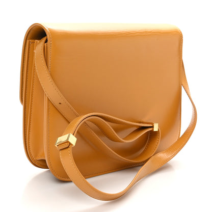 Celine Smooth Calfskin Medium Classic Box Flap Bag  Daffodil 3 of 10