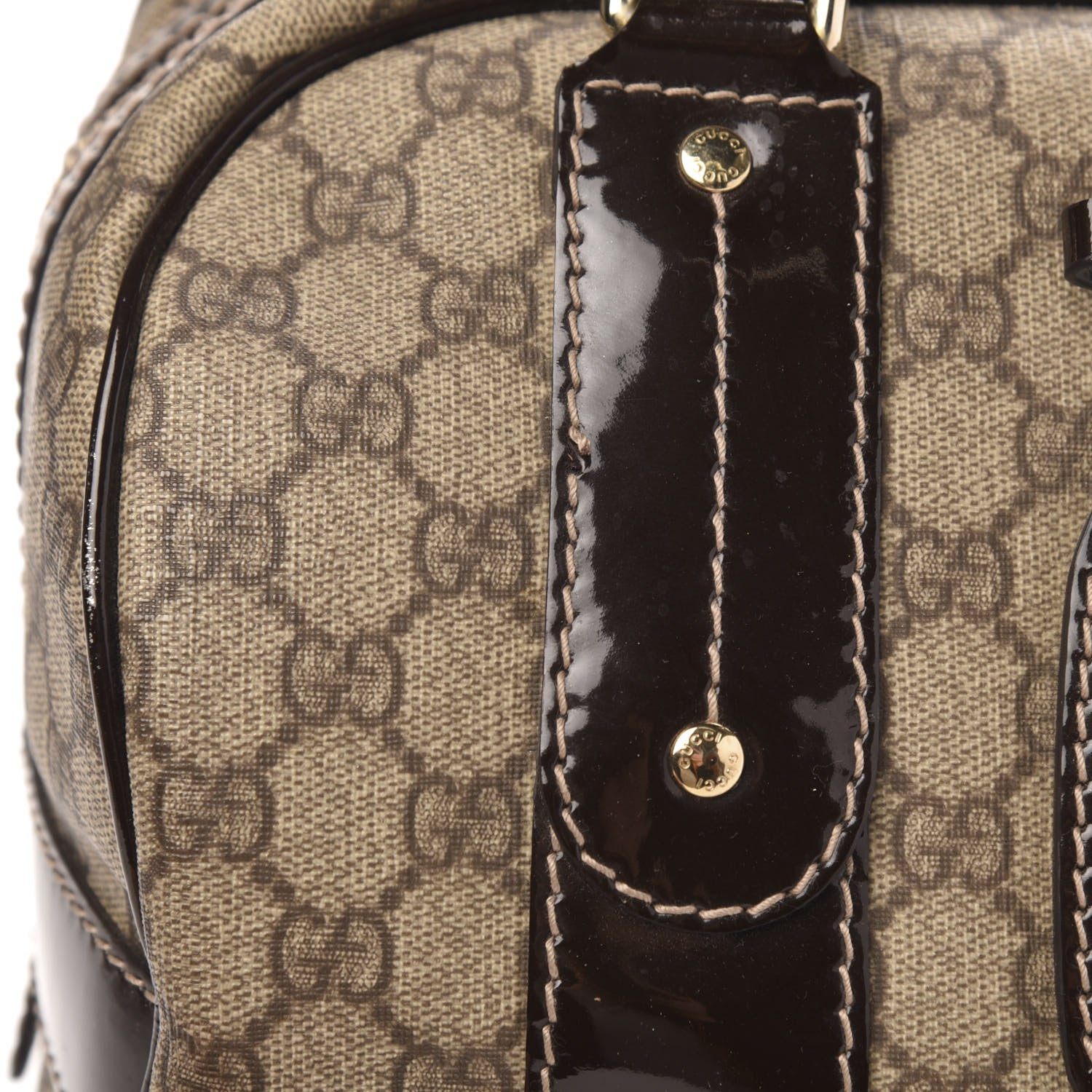 Gucci GG Plus Boston Vanity Bag Brown 13 of 15