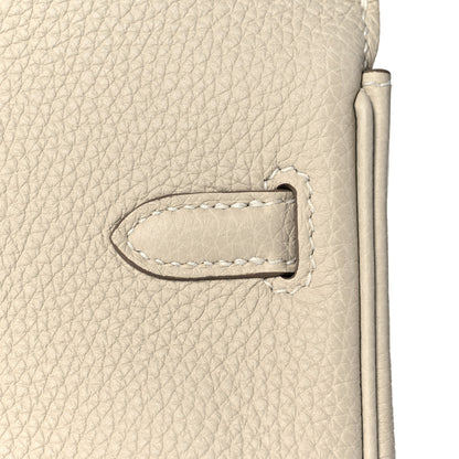 Hermes Togo Birkin 25 Craie 11 of 35