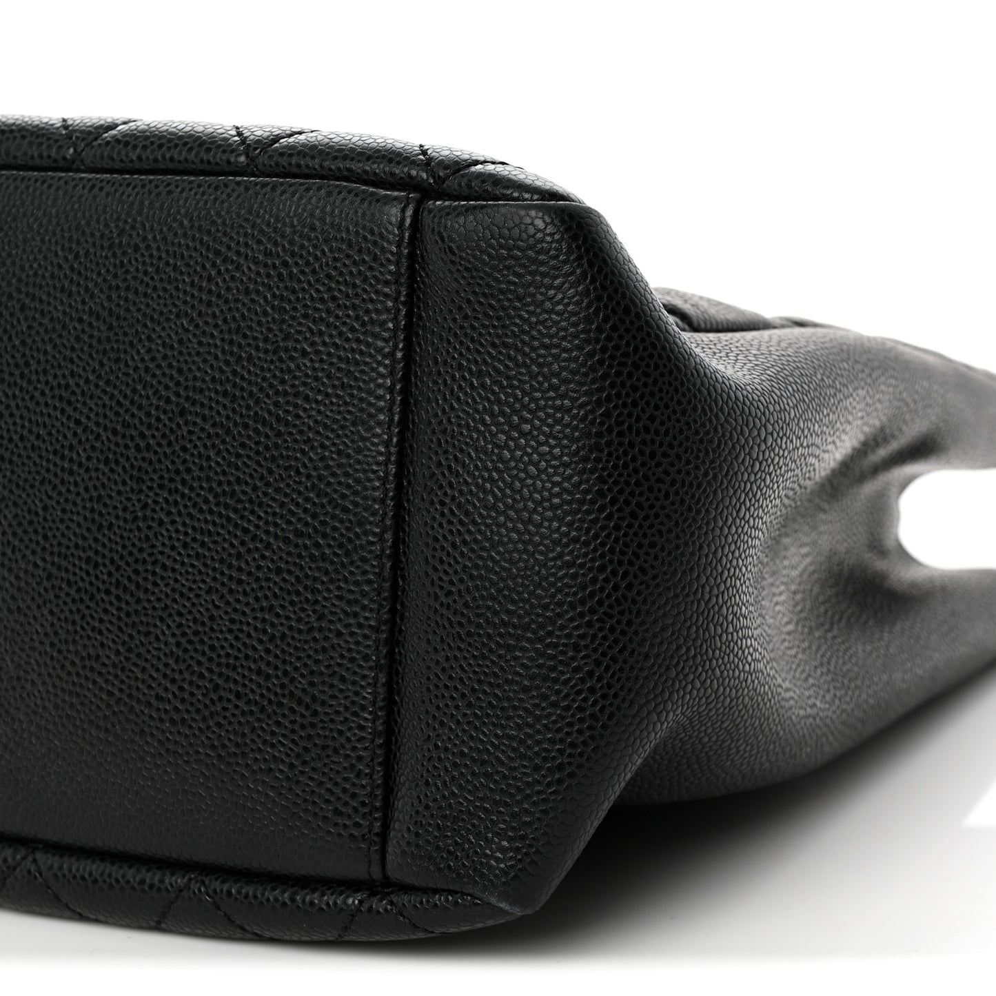 Caviar Quilted Grand Shopping Tote GST Black