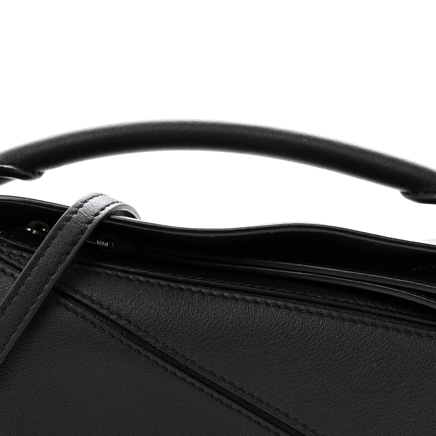 Loewe Calfskin Mini Puzzle Bag Black 7 of 10