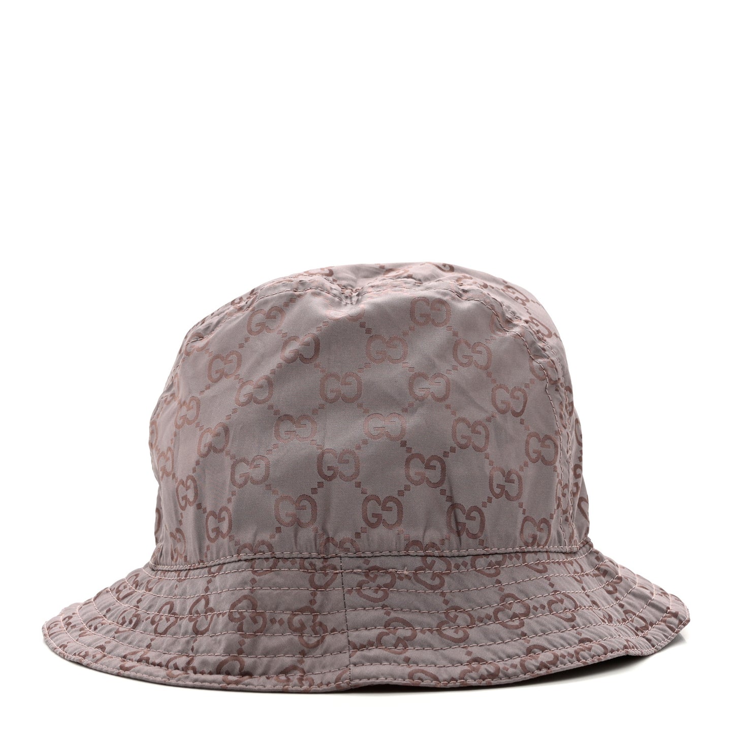Nylon Monogram Bucket Hat M Mauve