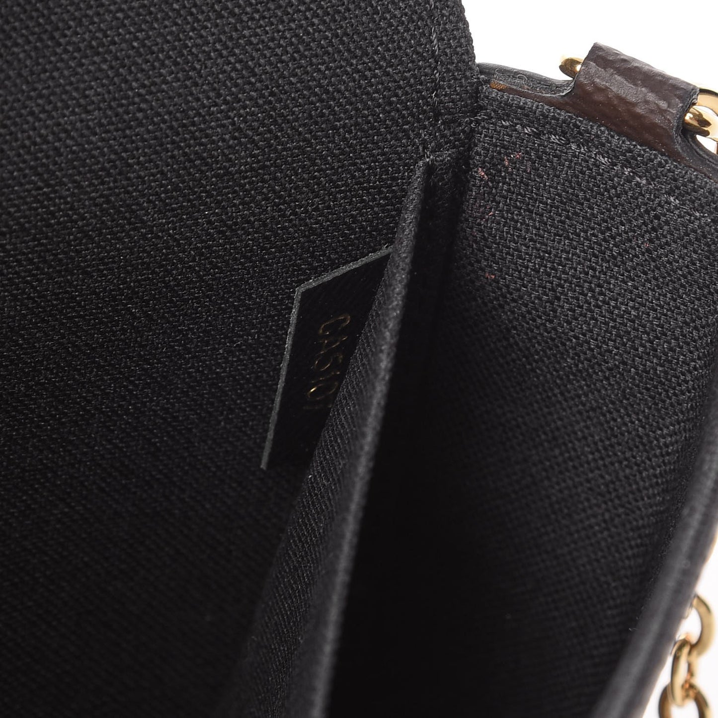 Monogram Blossom Pochette Felicie Chain Wallet Black