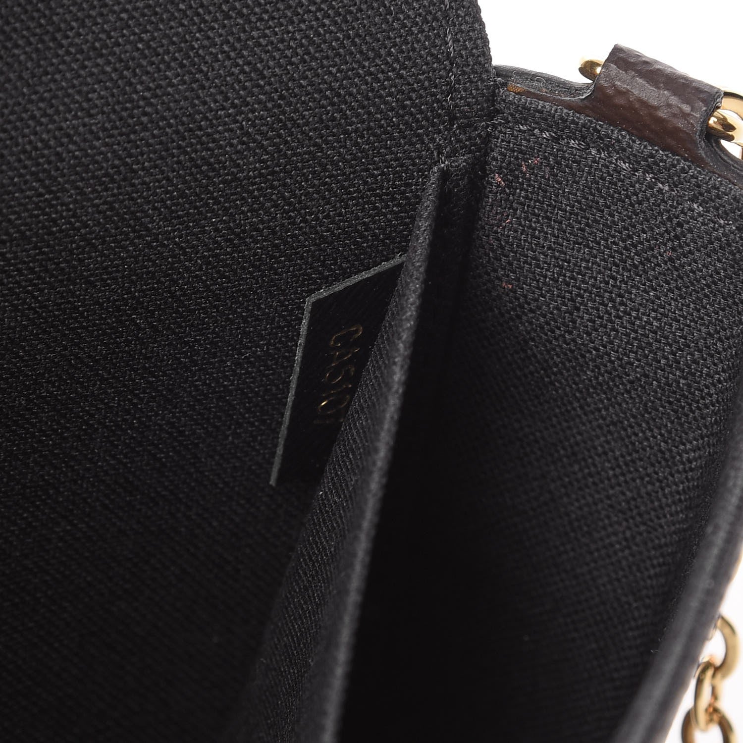Louis Vuitton Monogram Blossom Pochette Felicie Chain Wallet Black 10 of 14