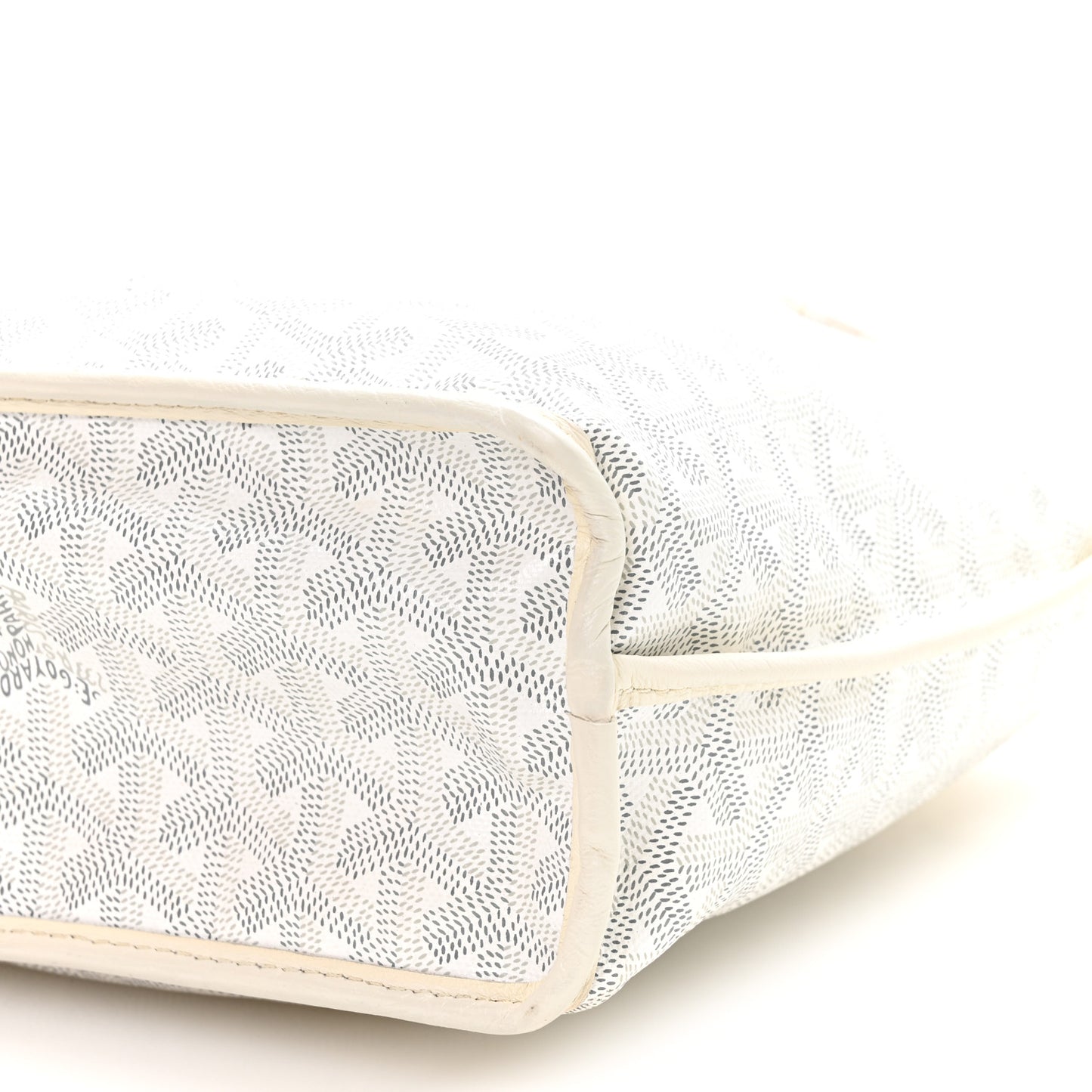 Goyardine Reversible Mini Anjou White
