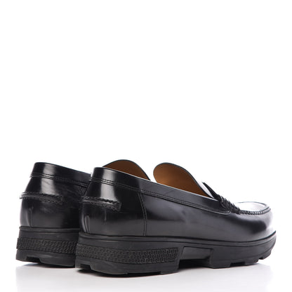 Hermes Tuscan Calfskin Opus Moccasin Loafers 42 Black 4 of 15